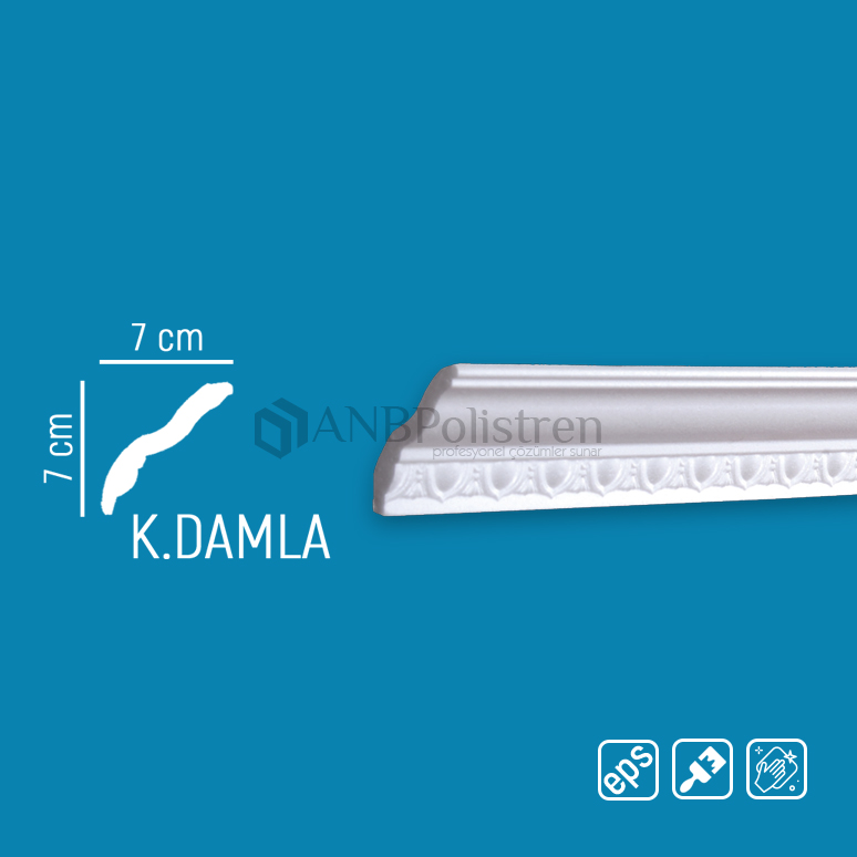 Küçük Damla Desenli Stropiyer Kartonpiyer Küçük Damla Desenli Stropiyer Kartonpiyer
