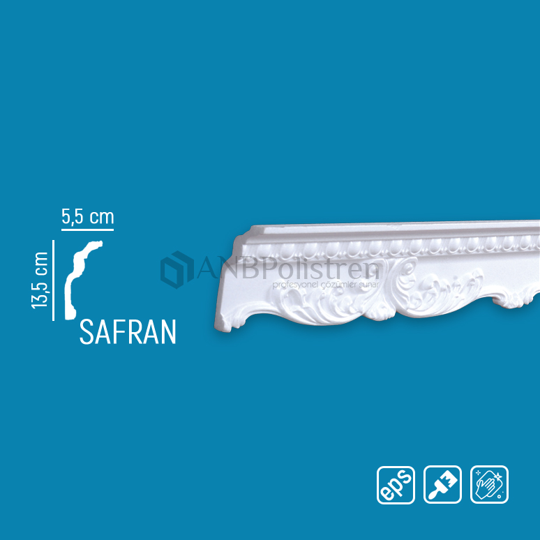 safran Safran Desenli Stropiyer